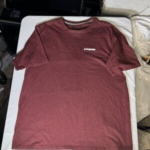 Patagonia Men's Burgundy Short Sleeve Tee